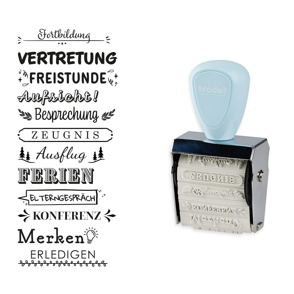 TRODAT Creative Mini Stempel + Kissen Set