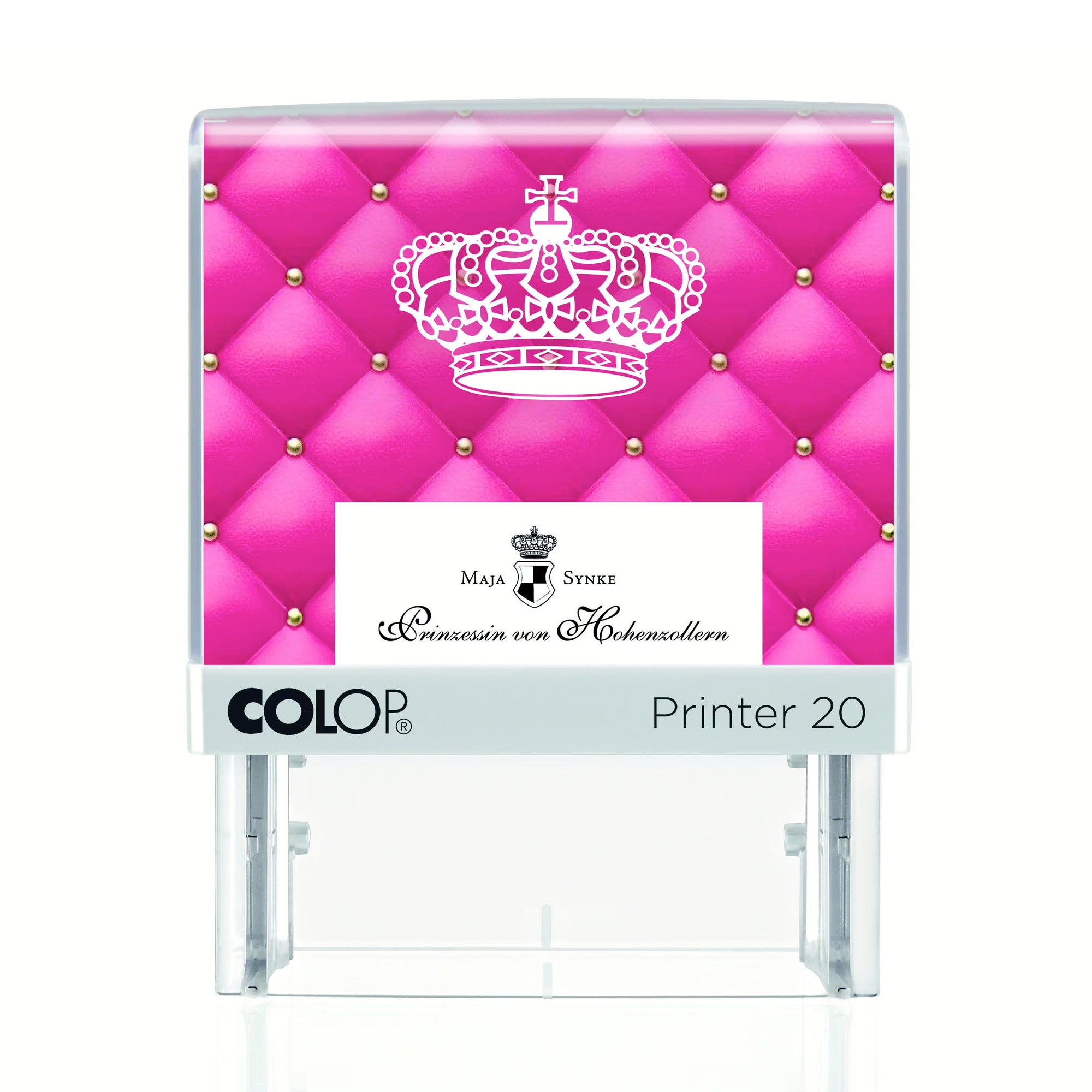 Colop Printer DIY Büro-Stempel Set Office Princess (47x18 mm - 4 Zeilen) - kinder-druckerei.de
