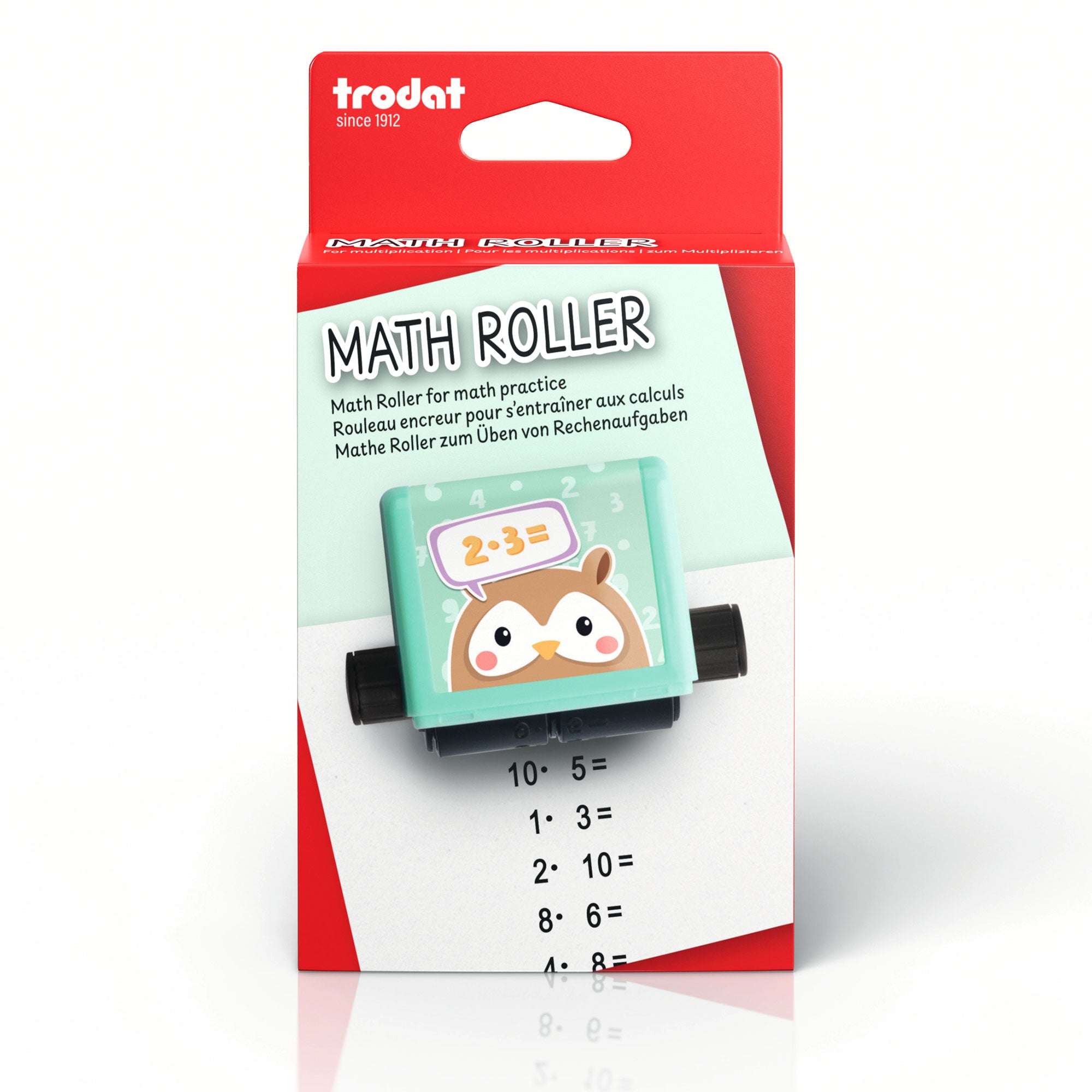Trodat Little Dots Rechenrally™ Rouleau encreur Multiplication Calcul
