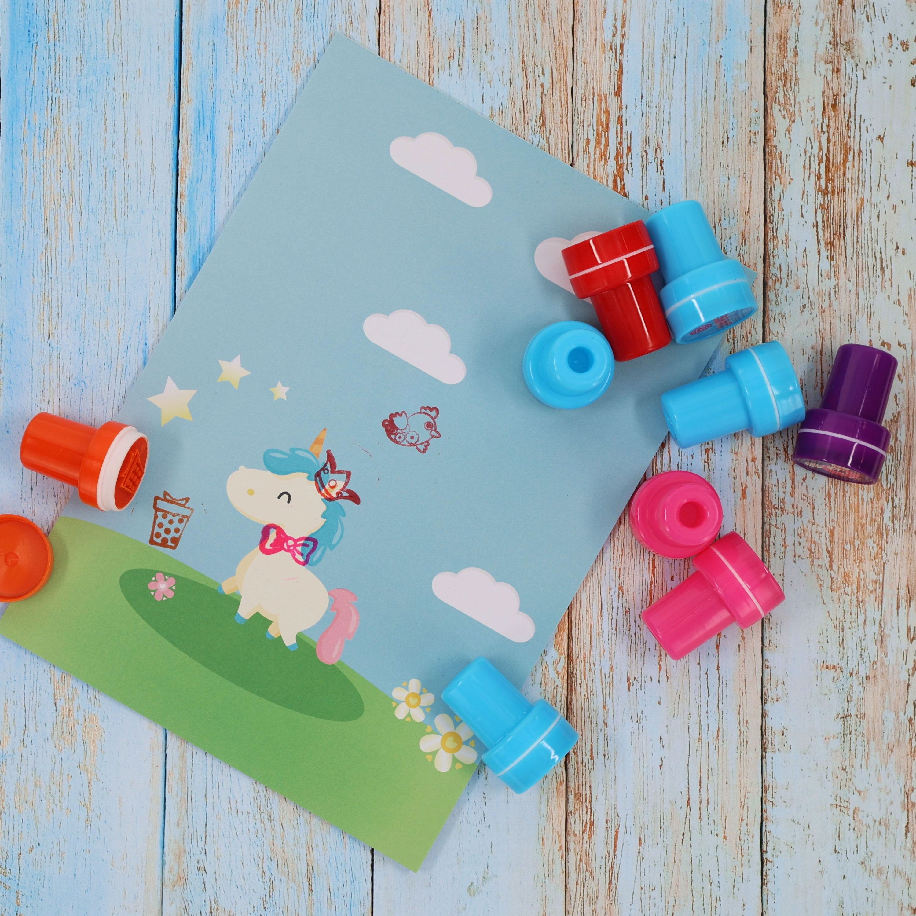 Selbstfärbende Prinzessinnenstempel im Koffer - kinder-druckerei.de