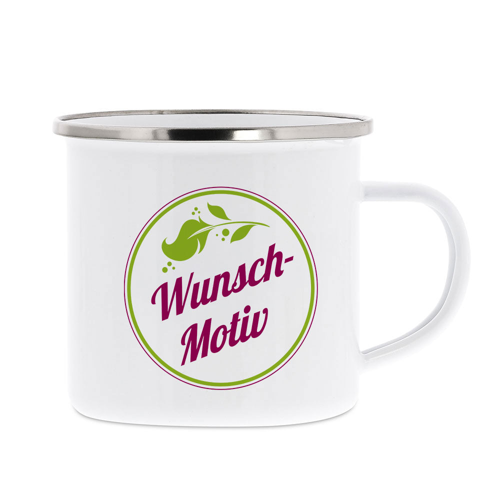 Tasse émaillée personnalisée