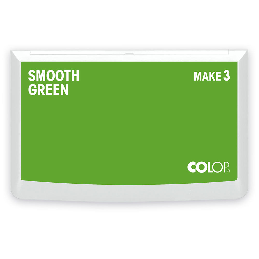 COLOP MAKE Stempelkissen grün (smooth green) - kinder-druckerei.de