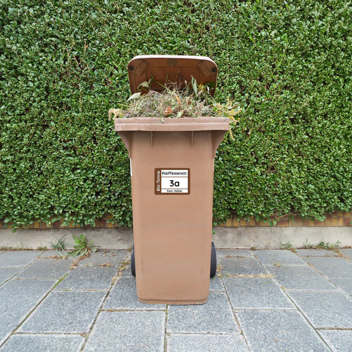 Mülltonnenaufkleber Set (4 Stück) – individuell gestaltbar, 19 x 14 cm - kinder-druckerei.de