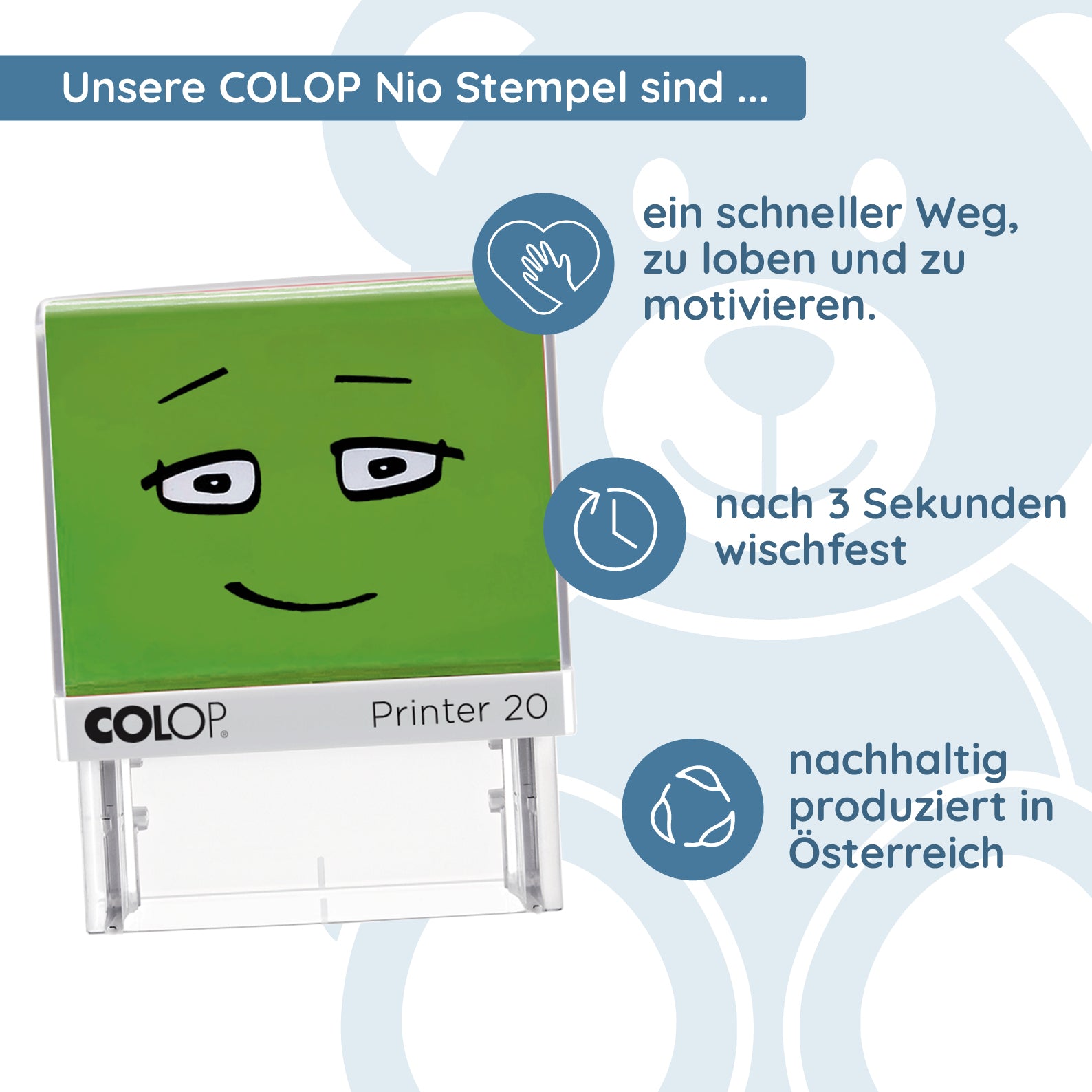 NIO School Lehrerstempel - Super! Ganz tolle Leistung - kinder-druckerei.de