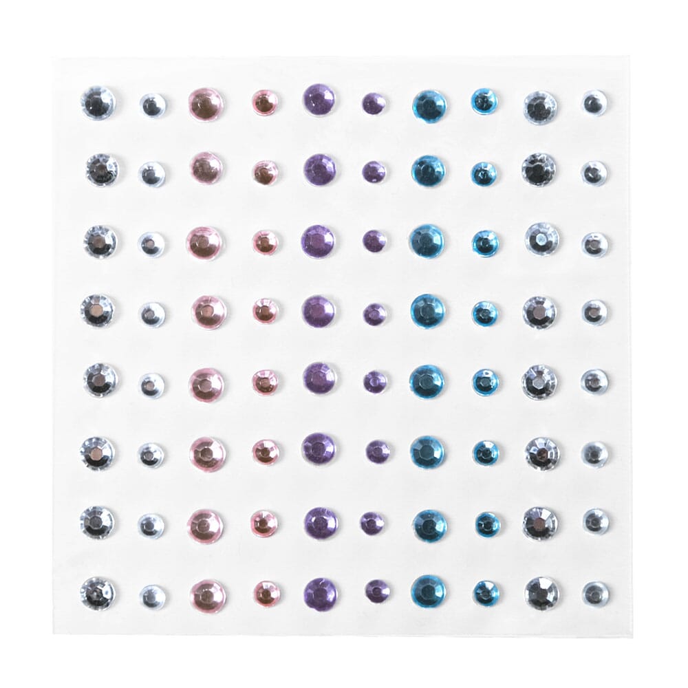 LaDot Tattoostempel-Set Schmetterling mit Strasssteinen (Set 8)