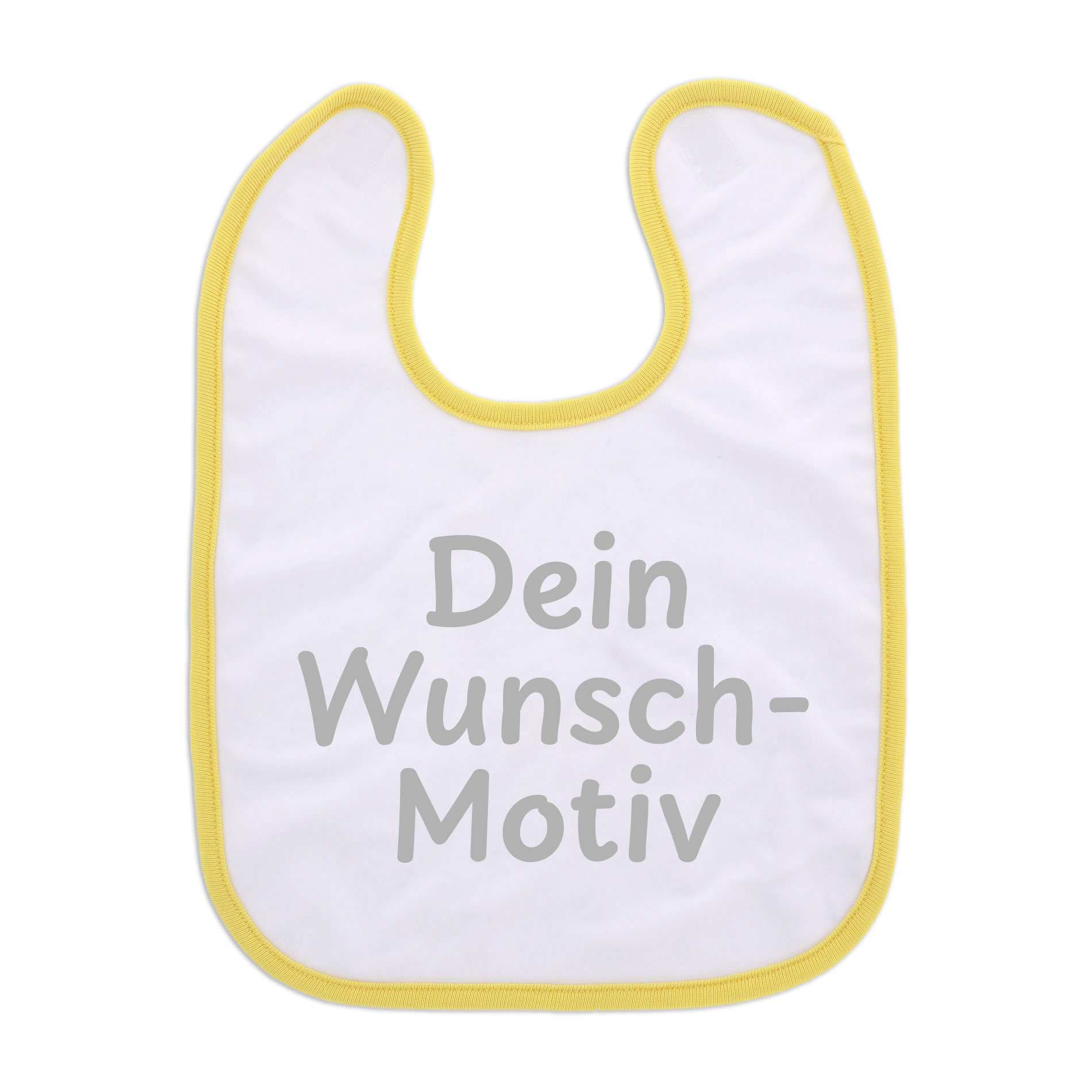 Personalisiertes Babylätzchen mit Wunsch-Motiv - kinder-druckerei.de