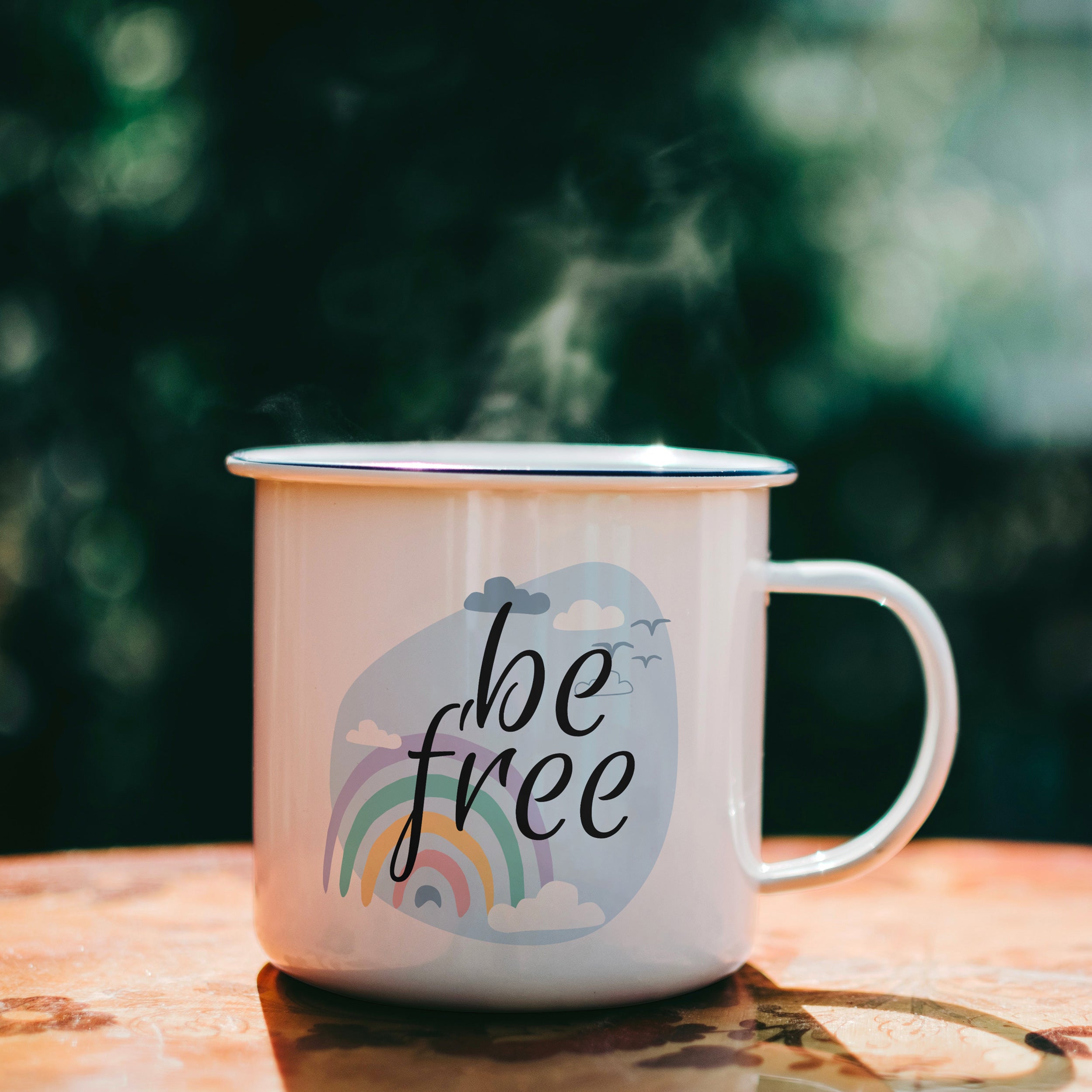 Emaille-Tasse mit Kindermotiv & individuellem Druck - kinder-druckerei.de