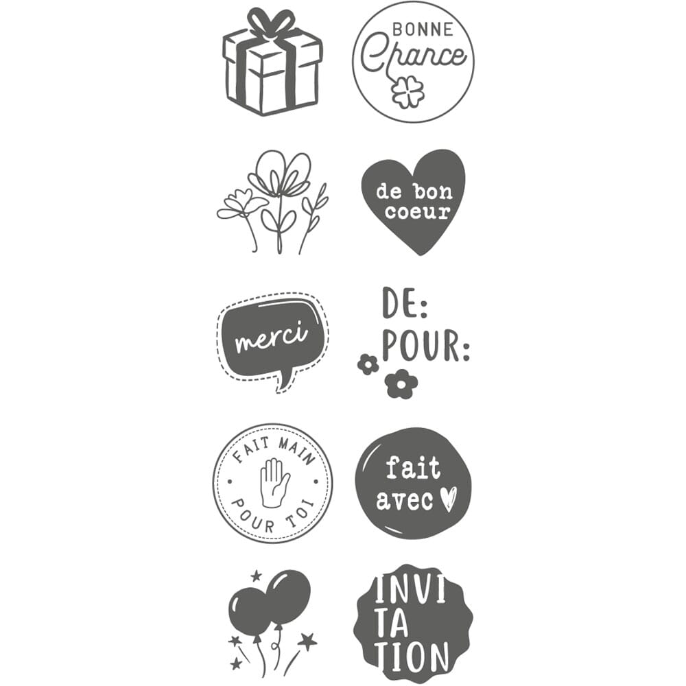 Little NIO Französisch Stempelset