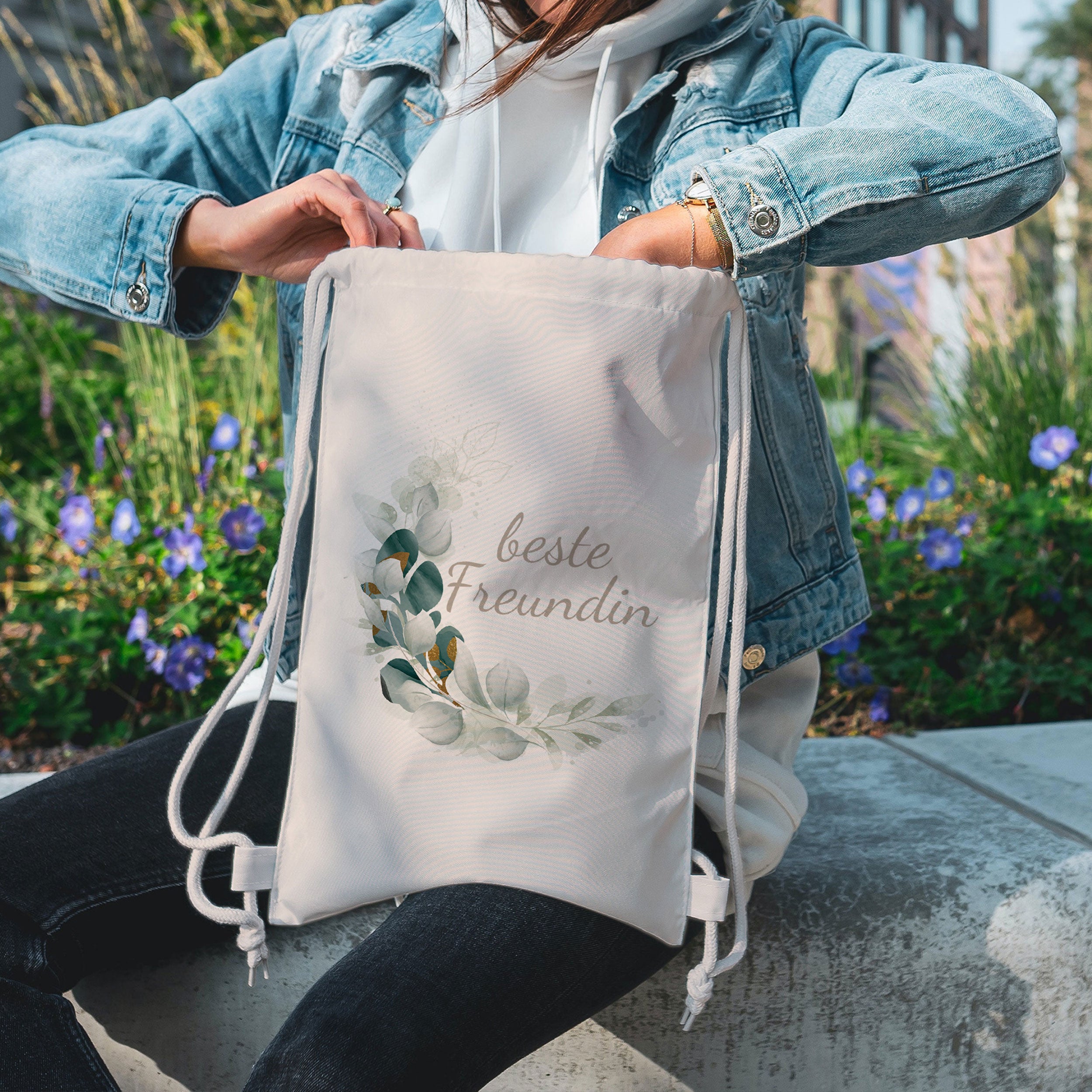 Turnbeutel-Rucksack mit individuellem Druck - kinder-druckerei.de