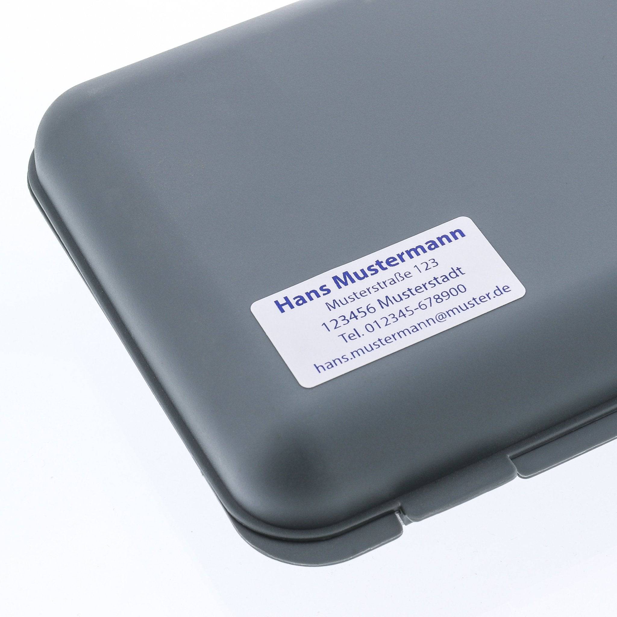 Adressaufkleber 60 × 30 mm — Detailansicht