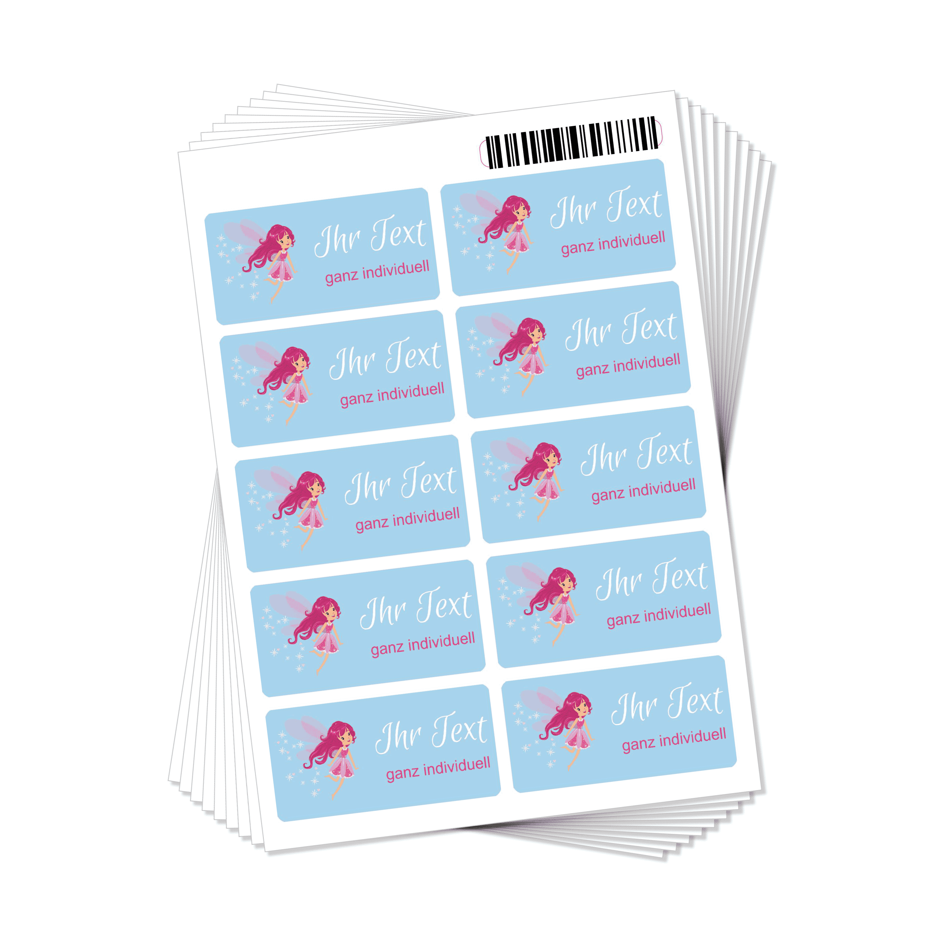 Personalisierte Adressaufkleber / Namensaufkleber für Schule, Kita & Co. (50x25 mm/100 Stück) - kinder-druckerei.de