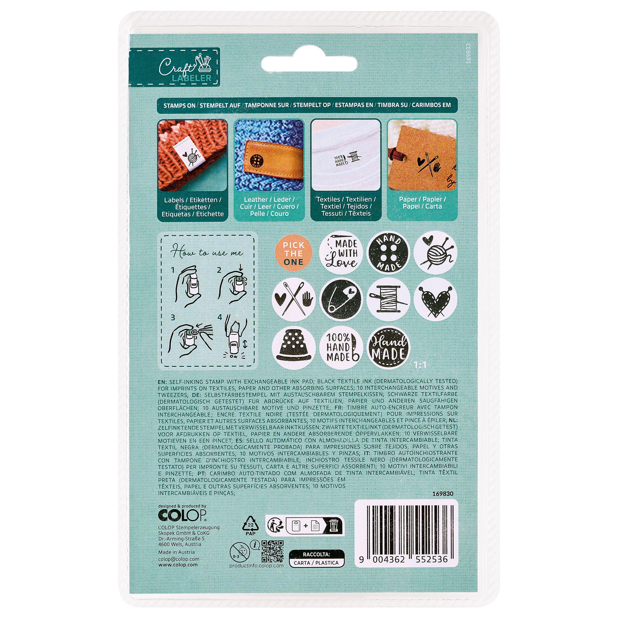 Colop Craft Labeler Set - R17
