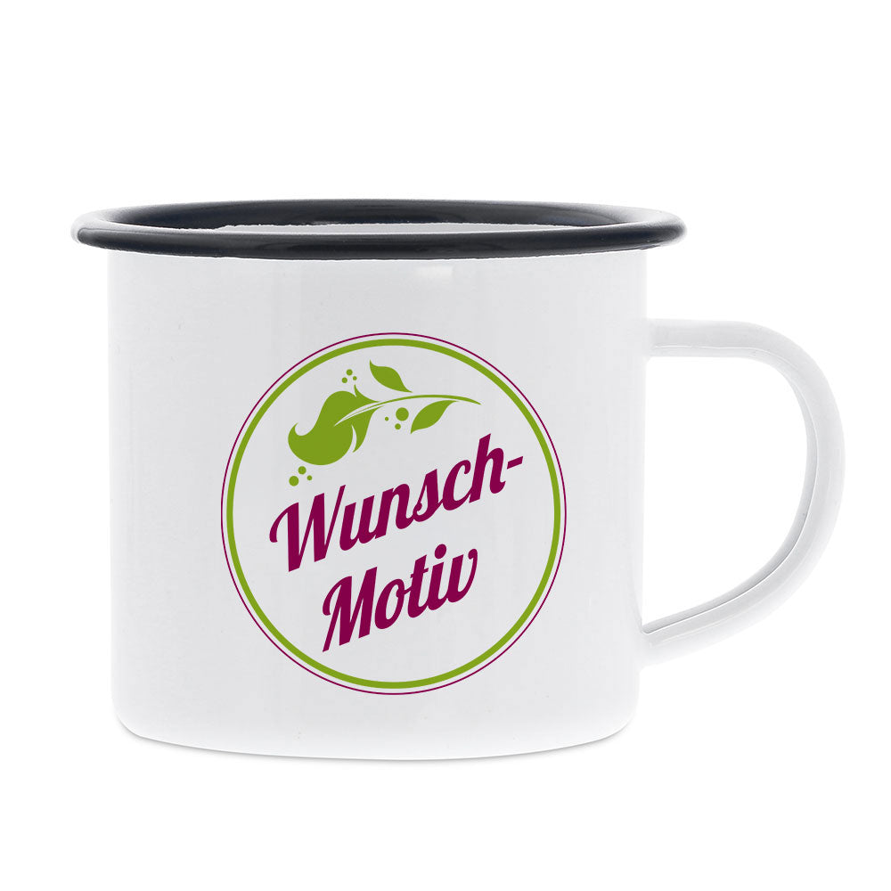 Tasse émaillée personnalisée
