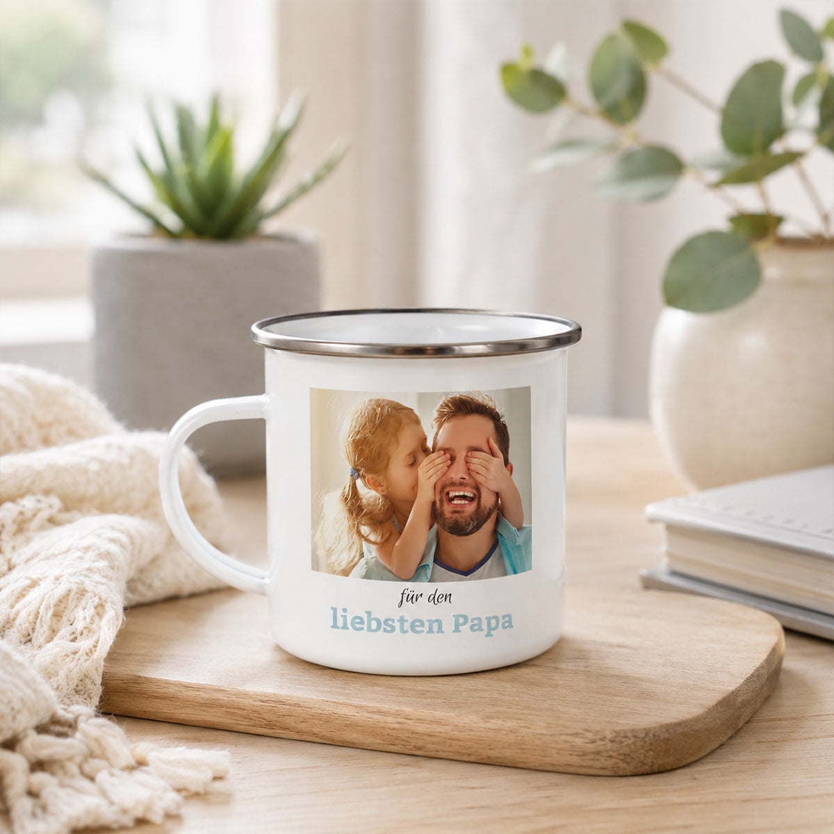 Tasse émaillée personnalisée