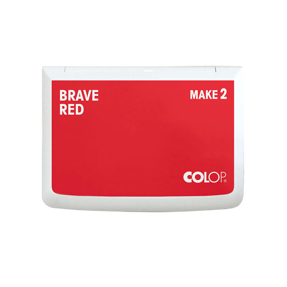 COLOP MAKE Stempelkissen rot (brave red) - kinder-druckerei.de