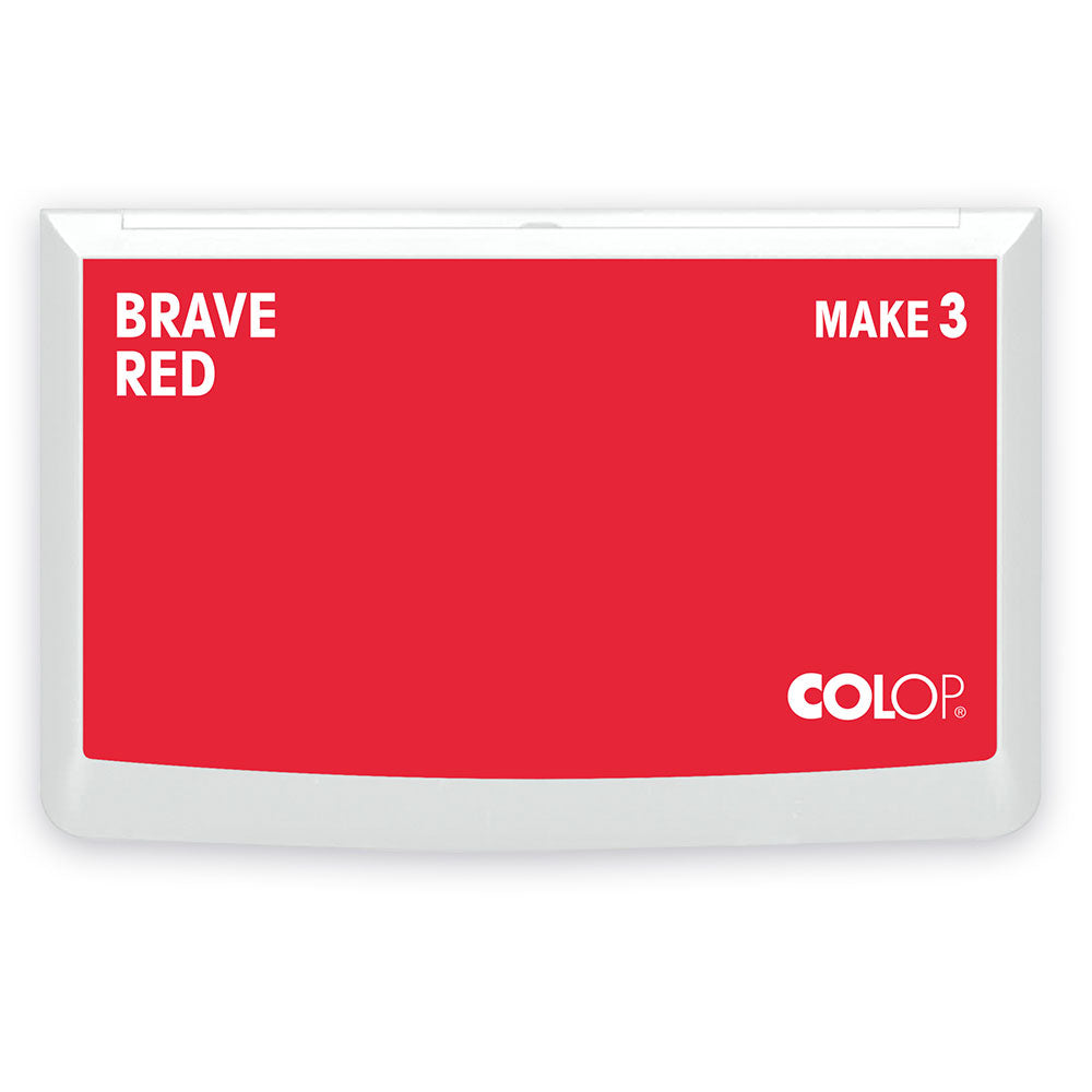 COLOP MAKE Stempelkissen rot (brave red) - kinder-druckerei.de