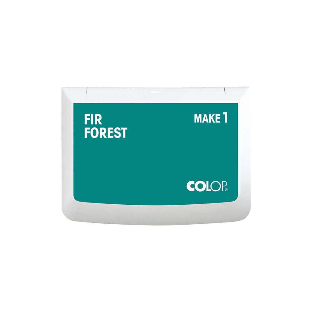 COLOP MAKE Stempelkissen dunkelgrün (fir forest) - kinder-druckerei.de