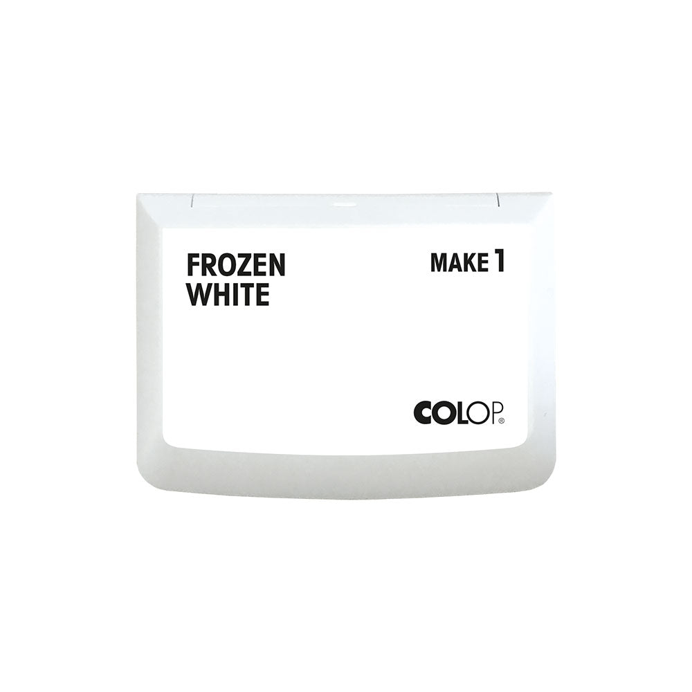 COLOP MAKE Stempelkissen weiß (frozen white) - kinder-druckerei.de