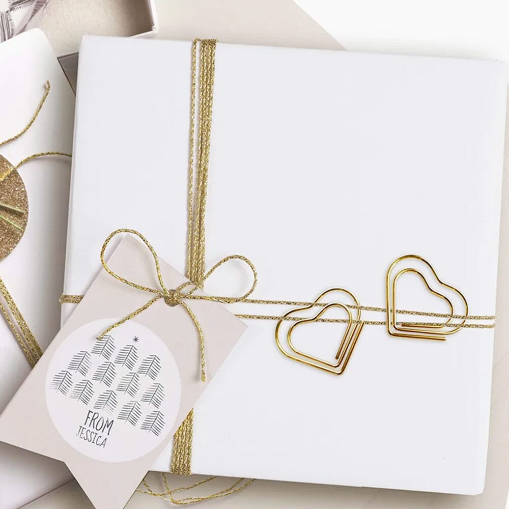 NIO Klammern Herz gold (10 Stück)