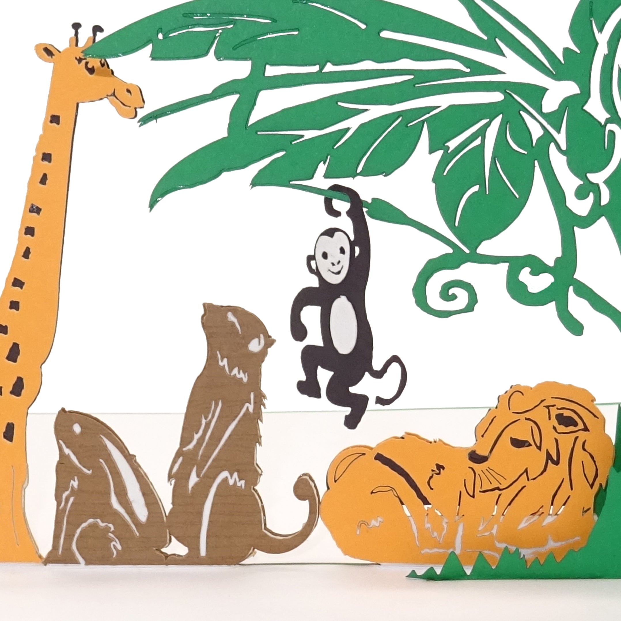 Colognecards Pop-Up Card Jungle