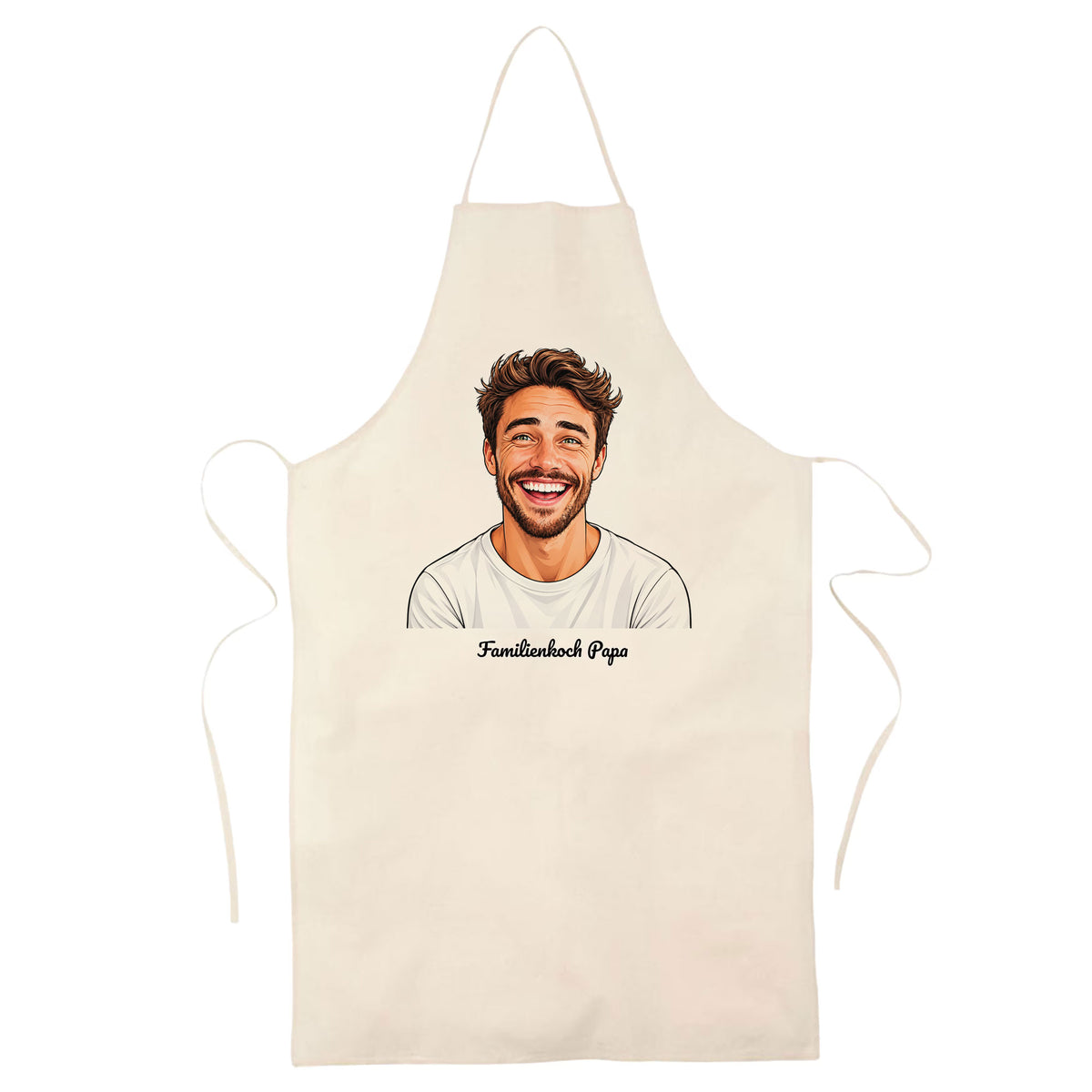 Schürze mit Karikatur & Text - kinder-druckerei.de