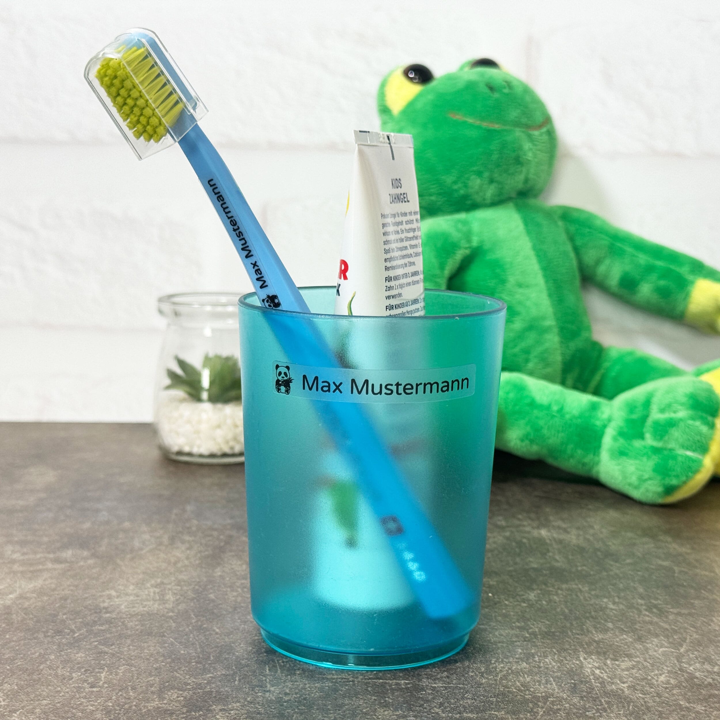 Transparente Namensaufkleber für Kinder (Set mit 260 Aufklebern in verschiedenen Größen) - kinder-druckerei.de