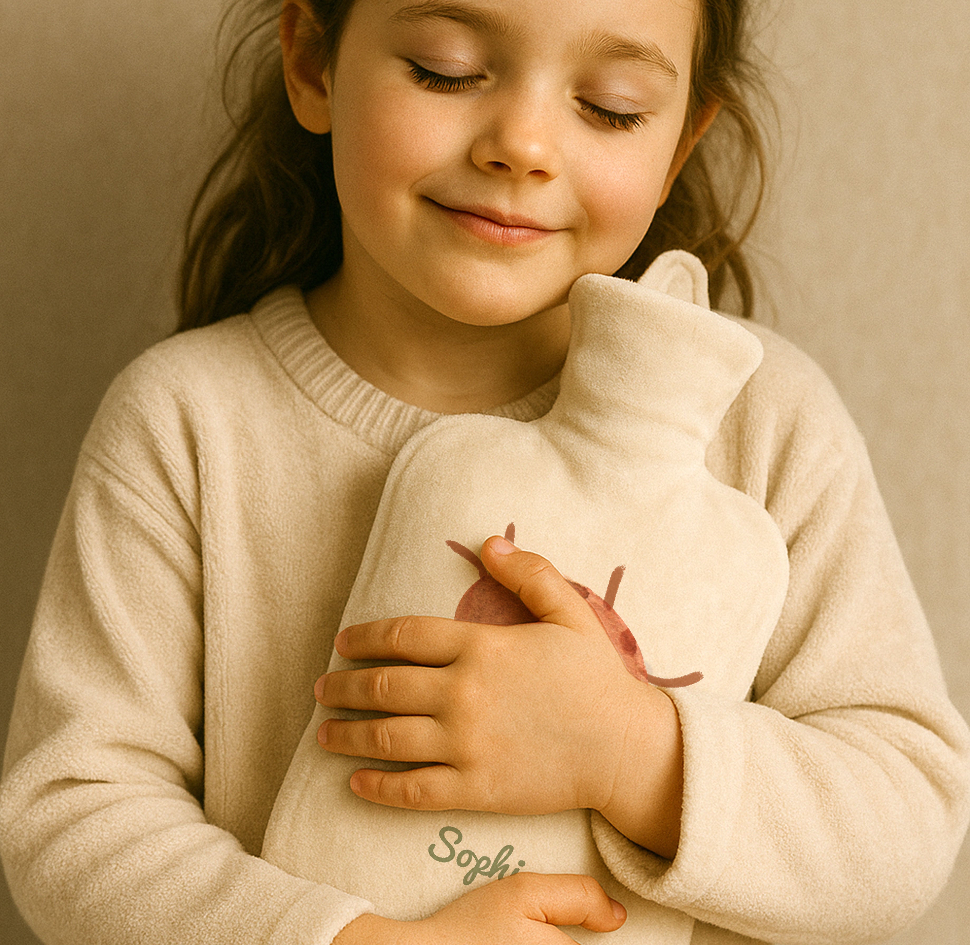 Personalisierte Wärmflasche mit Kindermotiv & Namen - kinder-druckerei.de