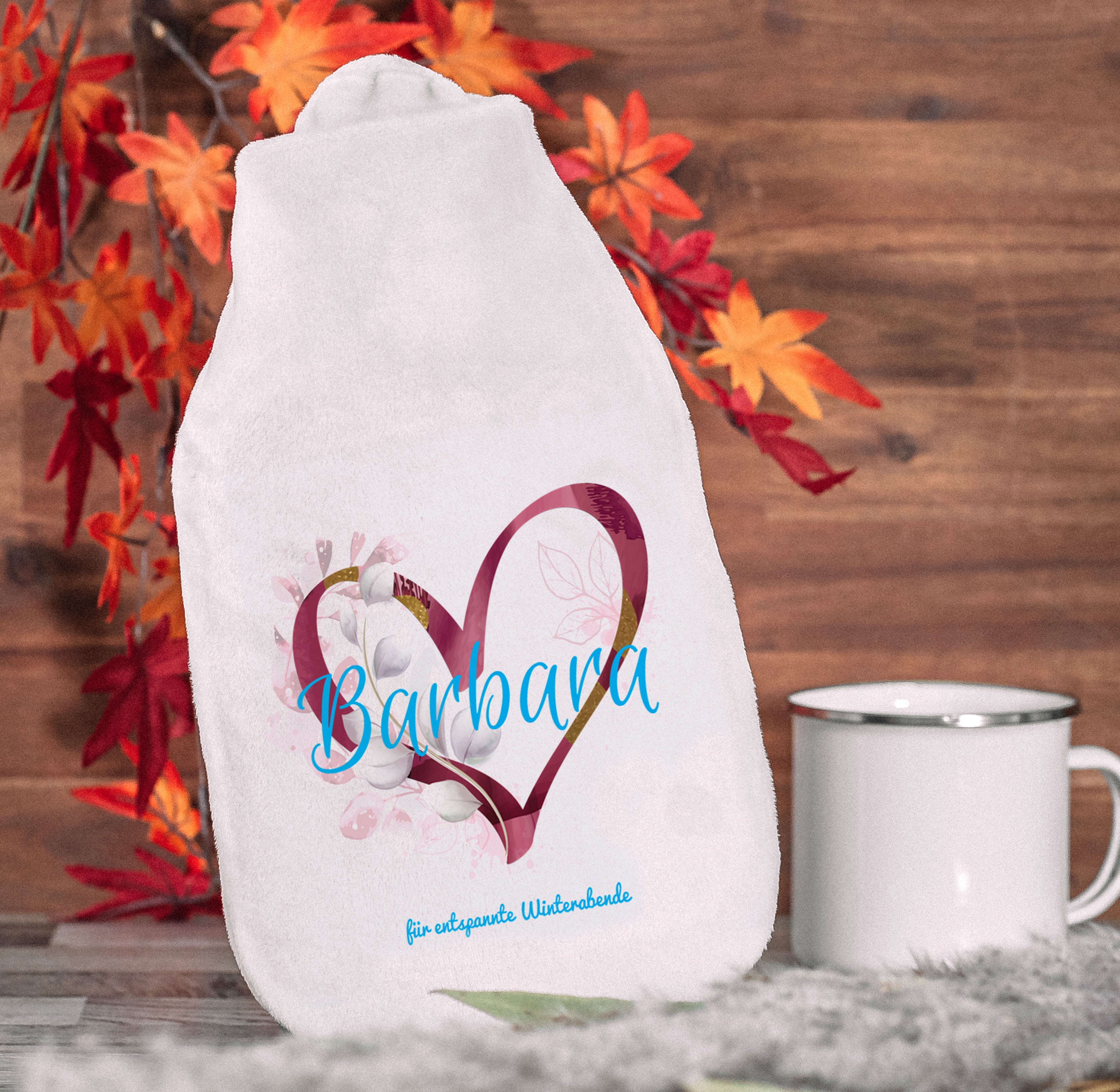 Personalisierte Wärmflasche mit Kindermotiv & Namen - kinder-druckerei.de